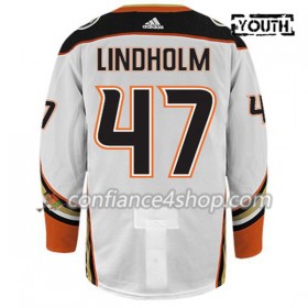 Adidas Maillot de Hockey Anaheim Ducks HAMPUS LINDHOLM 47 Blanc Authentic - Enfant